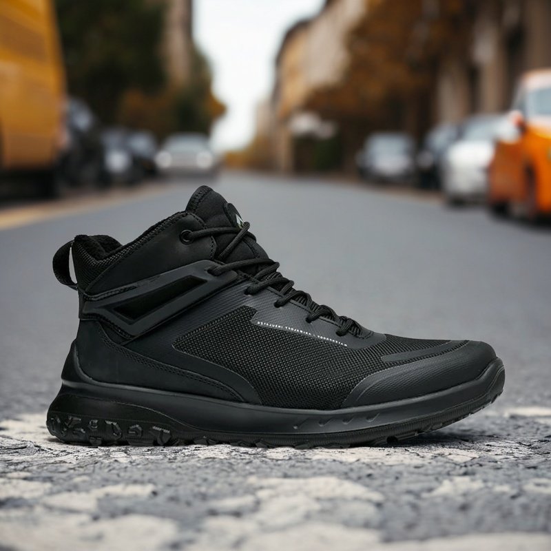 Crossfit Hard - Zapatos altos de cuero de malla