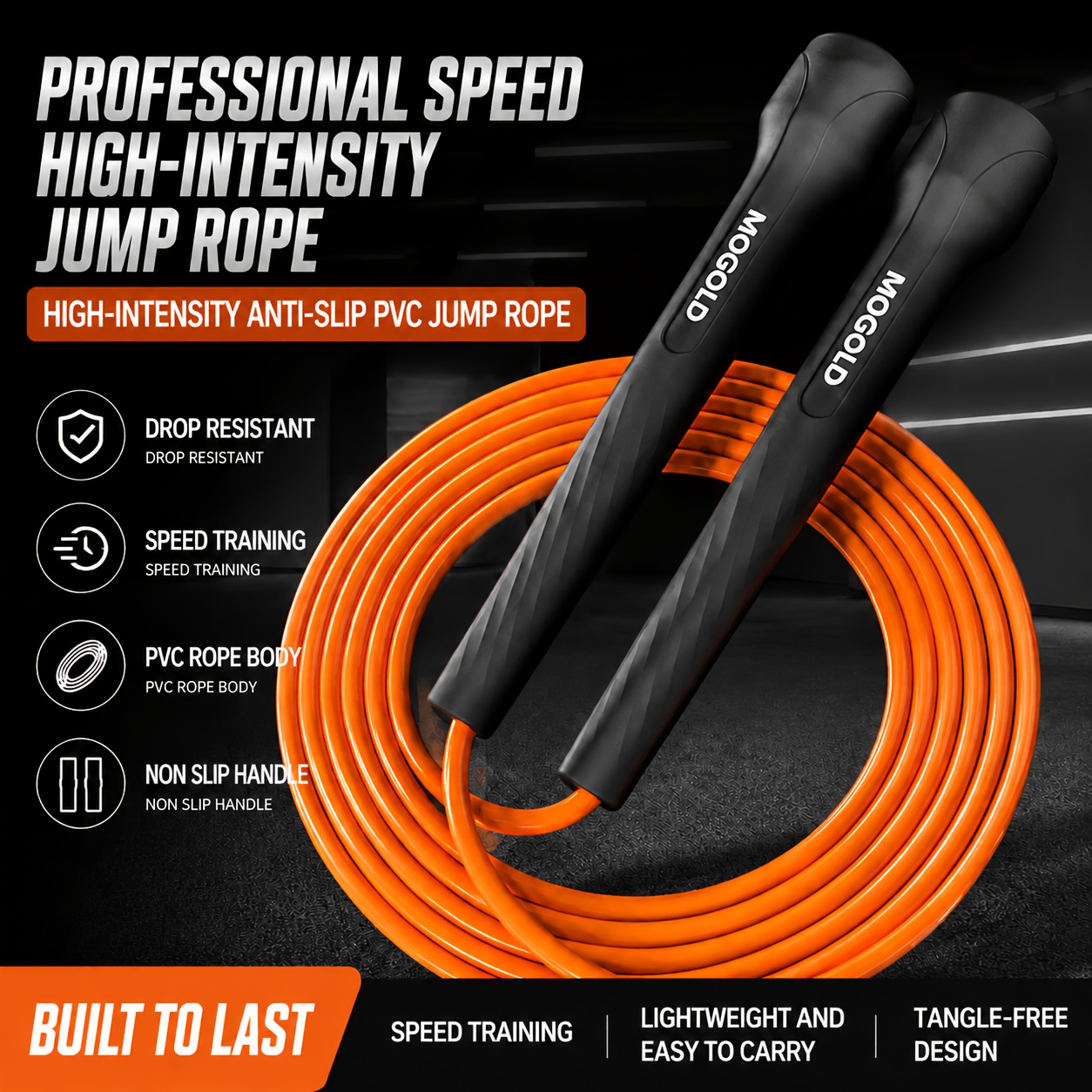 Skipping Rope Pvc - Cuerda para saltar profesional de alta