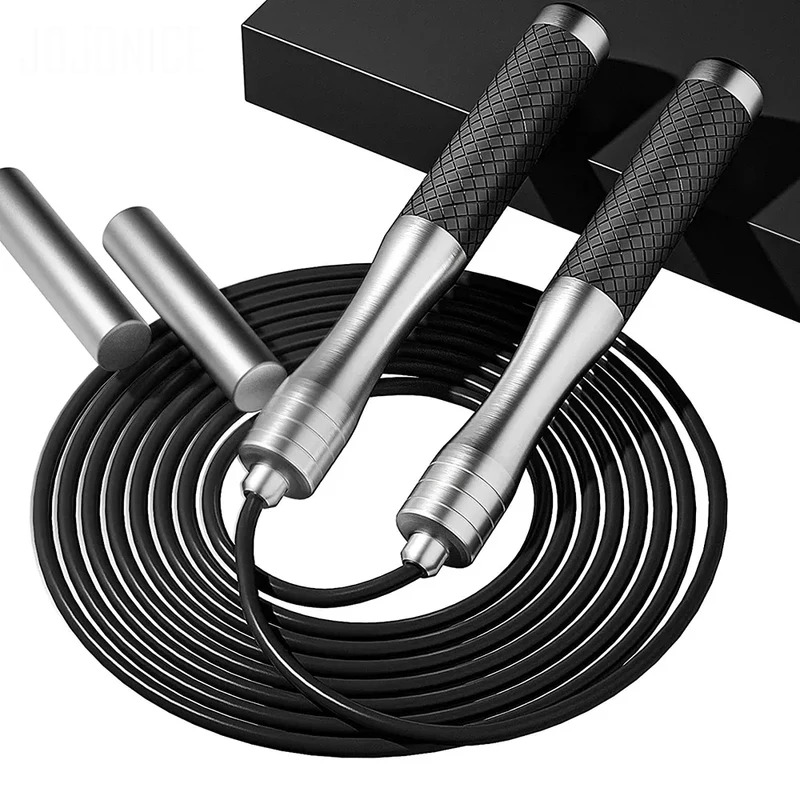 Jump Rope Speed Bearing - Cuerda para saltar ponderada de acero,