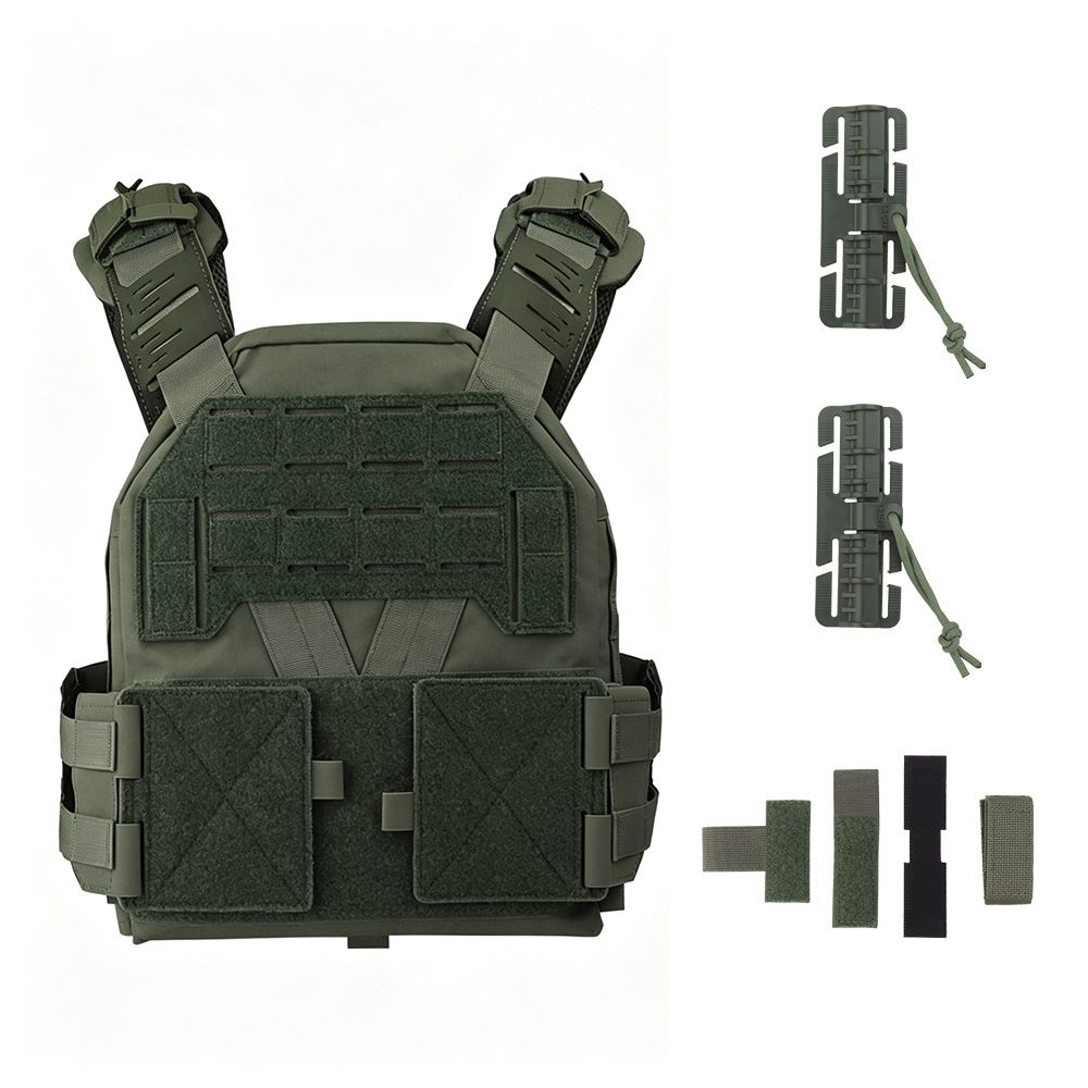 Crossfit Vest - Chaleco Táctico KZ Portaplacas para Caza,