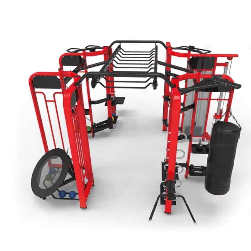 Crossfit Training Gear - Estante de ajuste cruzado multifuncional integrado