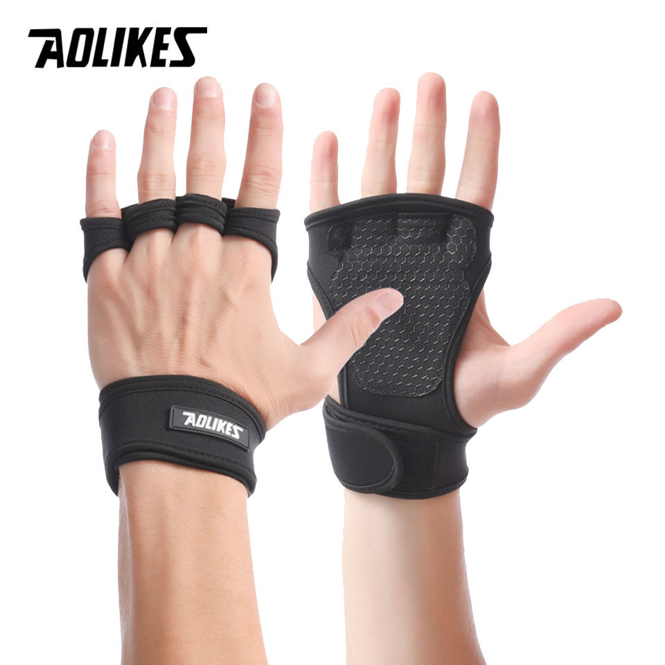 Crossfit Training - AOLIKES-guantes de levantamiento de pesas para