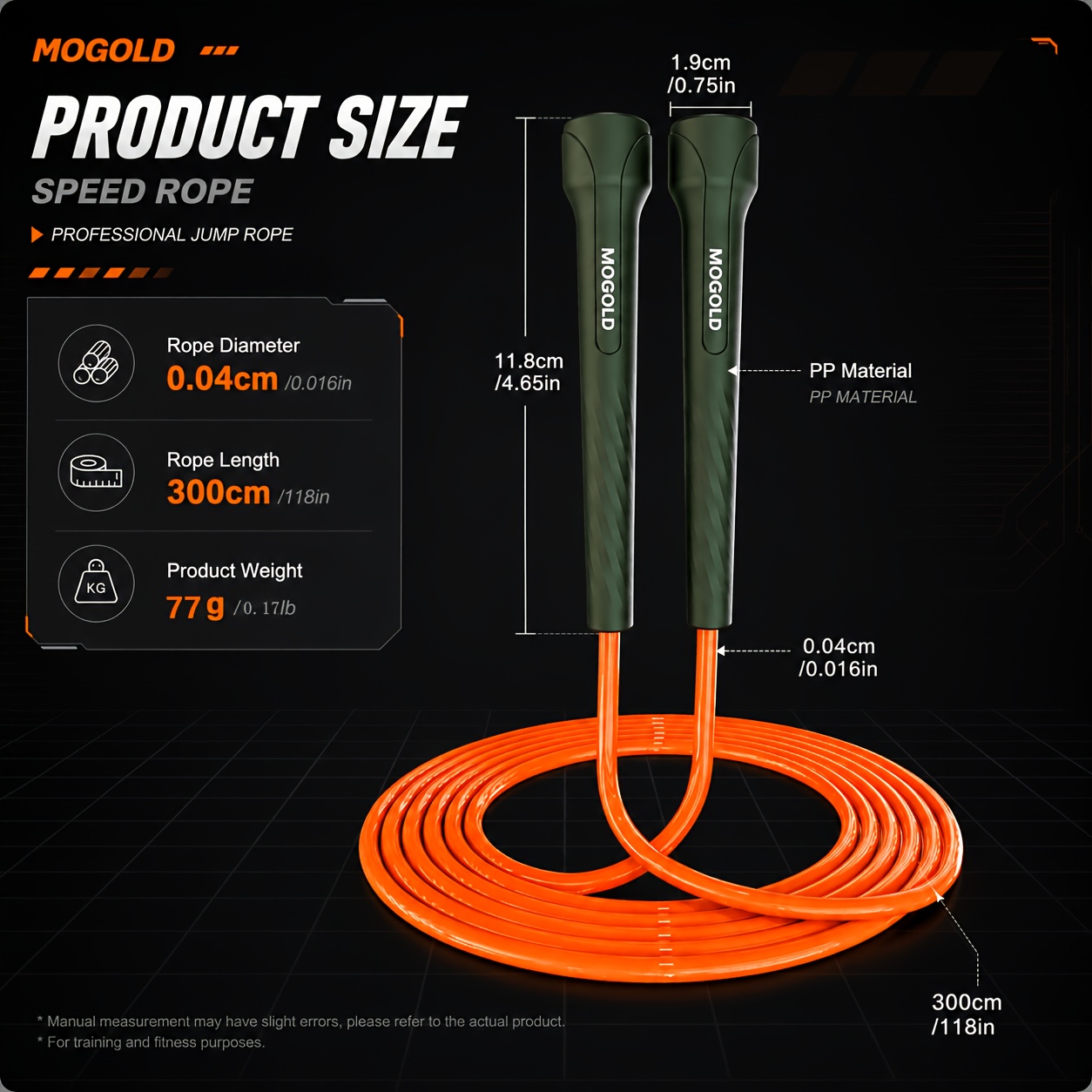 Cuerda para saltar profesional - Skipping Rope Pvc reseña y precio