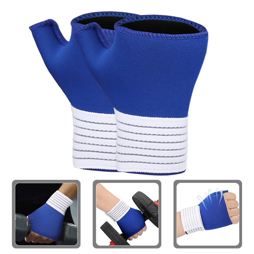 1 par de soportes elásticos pa - Wrist Wrap Support reseña y precio