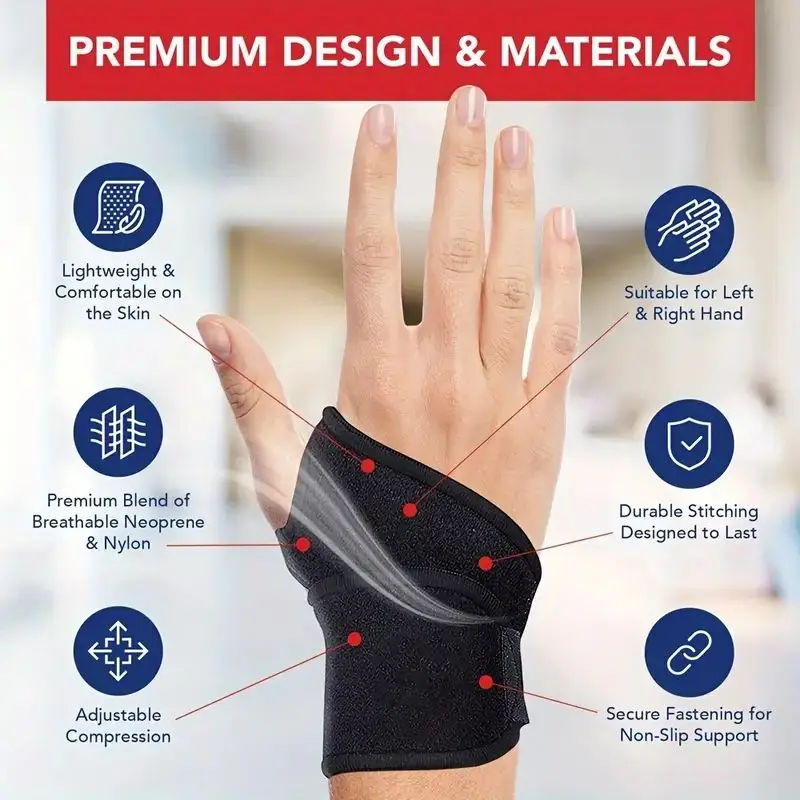Soporte de Muñeca Ajustable, P - Wrist Wrap Support reseña y precio