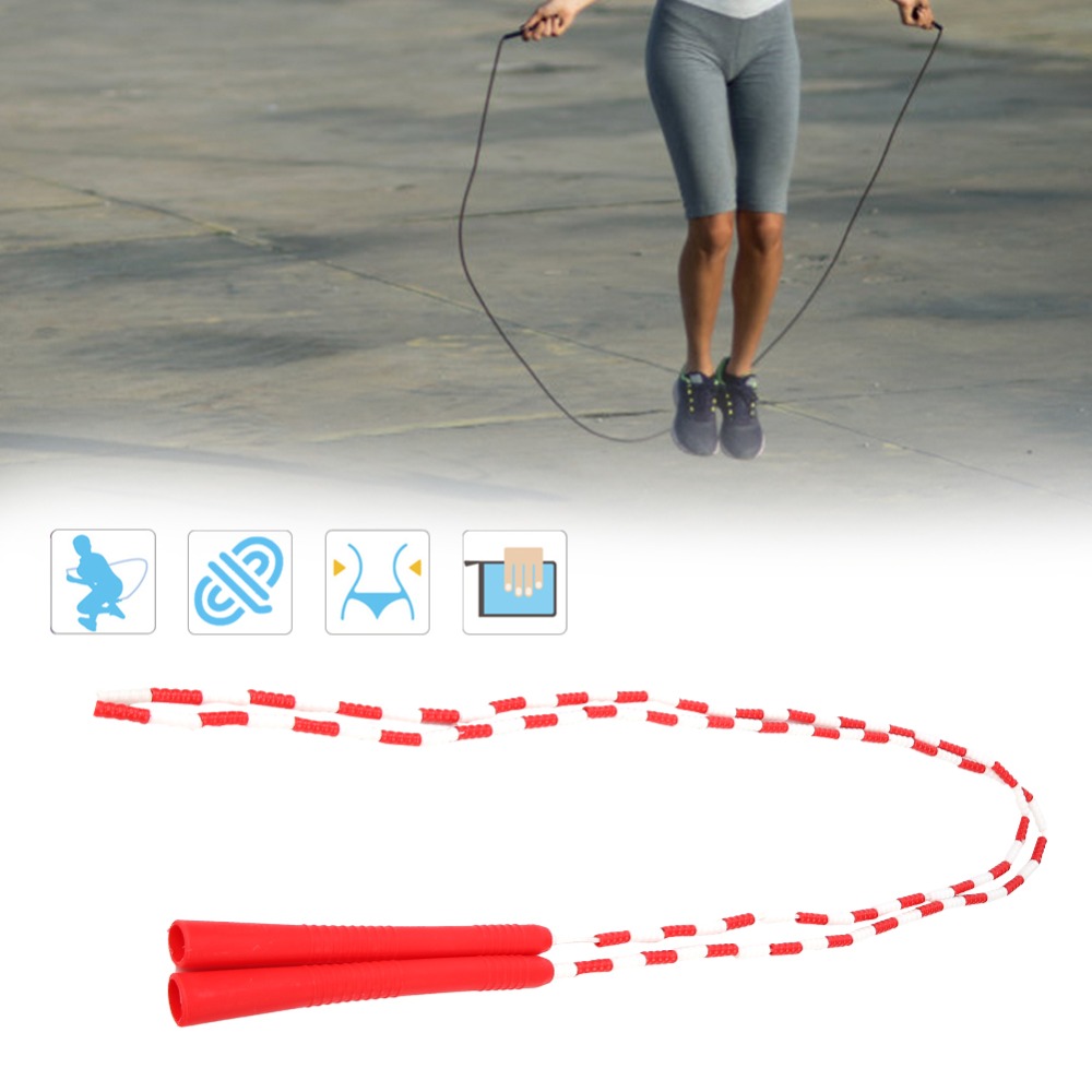 Cuerda para saltar con cuentas - Skipping Rope Pvc reseña y precio