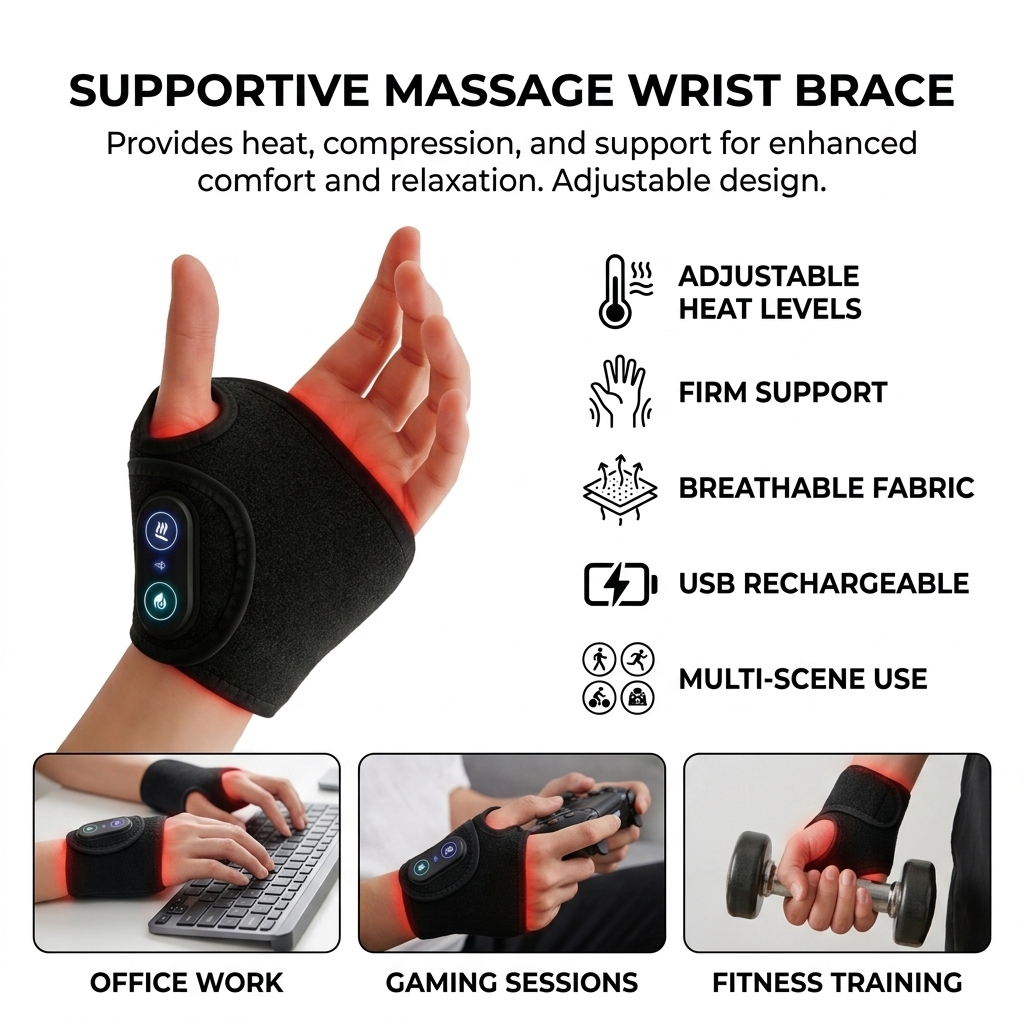Soportes para muñeca con cuent - Wrist Wrap Support reseña y precio