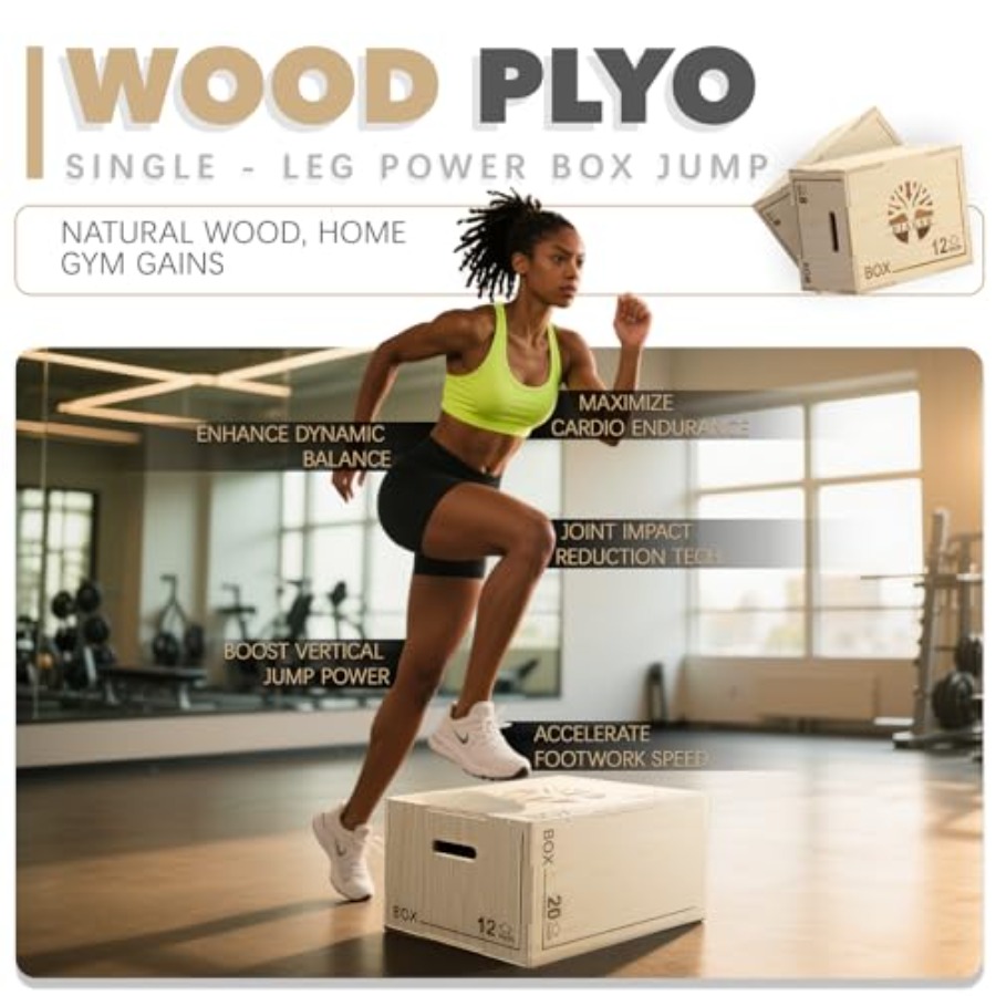 Plyo Box - Plataforma pliométr - Box Jump Plyo reseña y precio