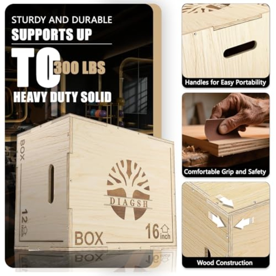 Plyo Box - Plataforma pliométr - Box Jump Plyo reseña y precio
