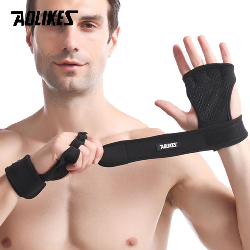 AOLIKES-guantes de levantamien - Crossfit Training reseña y precio