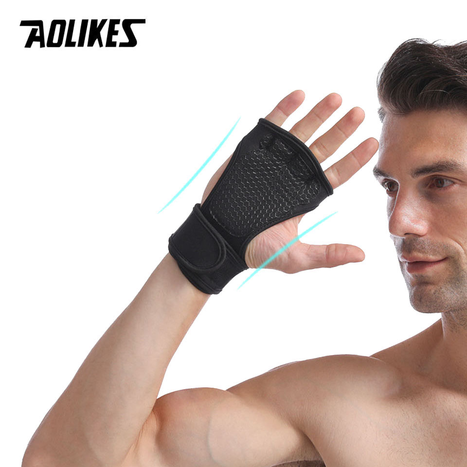 AOLIKES-guantes de levantamien - Crossfit Training reseña y precio