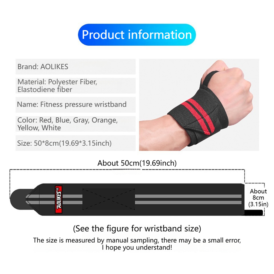 Muñequeras Deportivas AOLIKES  - Wrist Wrap Support reseña y precio