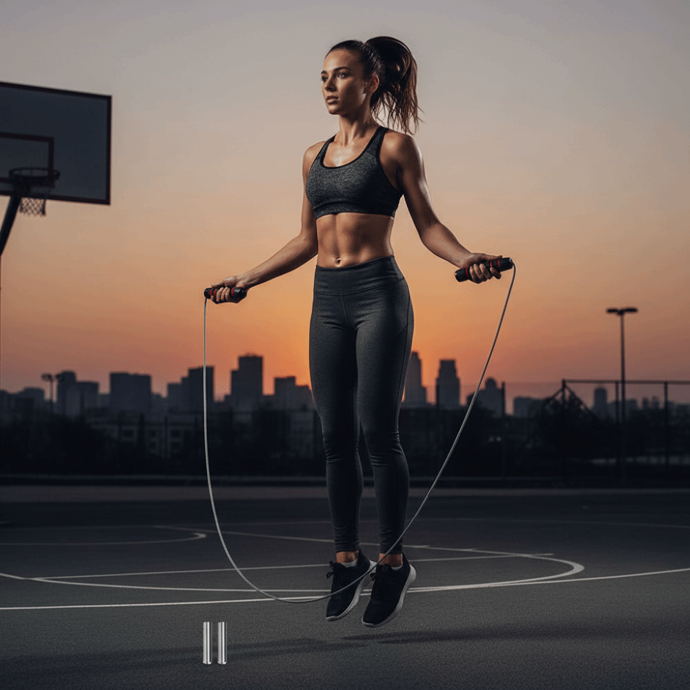 Cuerda de Saltar Ajustable con - Jump Rope Speed Bearing reseña y precio